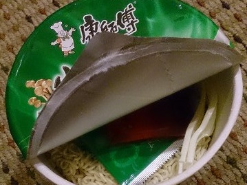 中国のカップヌードル